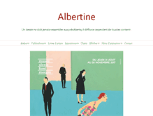 Tablet Screenshot of albertine.ch